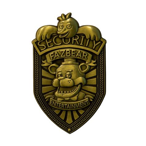 five nights at freddy's security badge